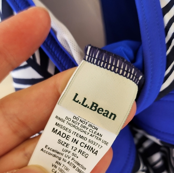 L.L.Bean women's swimming top - Picture 7 of 10